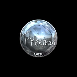 Наклейка | Freeman (металлическая) | Катовице 2019