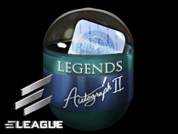 Капсула с автографами легенд-участников ELEAGUE Boston 2018