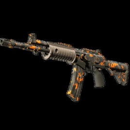 StatTrak™ Galil AR | Пиксельный камуфляж «Ржавчина»
